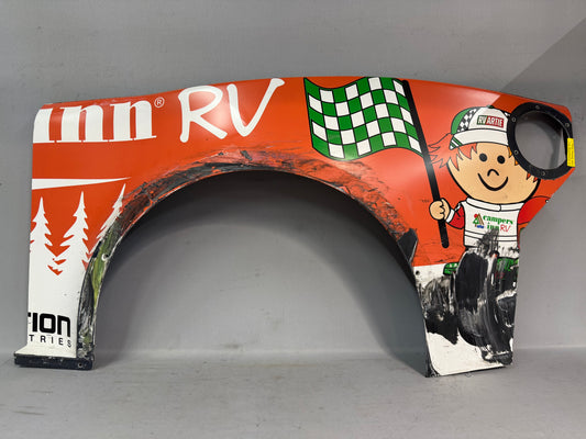 AJ Allmendinger #16 2025 Bowman Gray Clash Campers Inn RV Nascar Quarter Panel