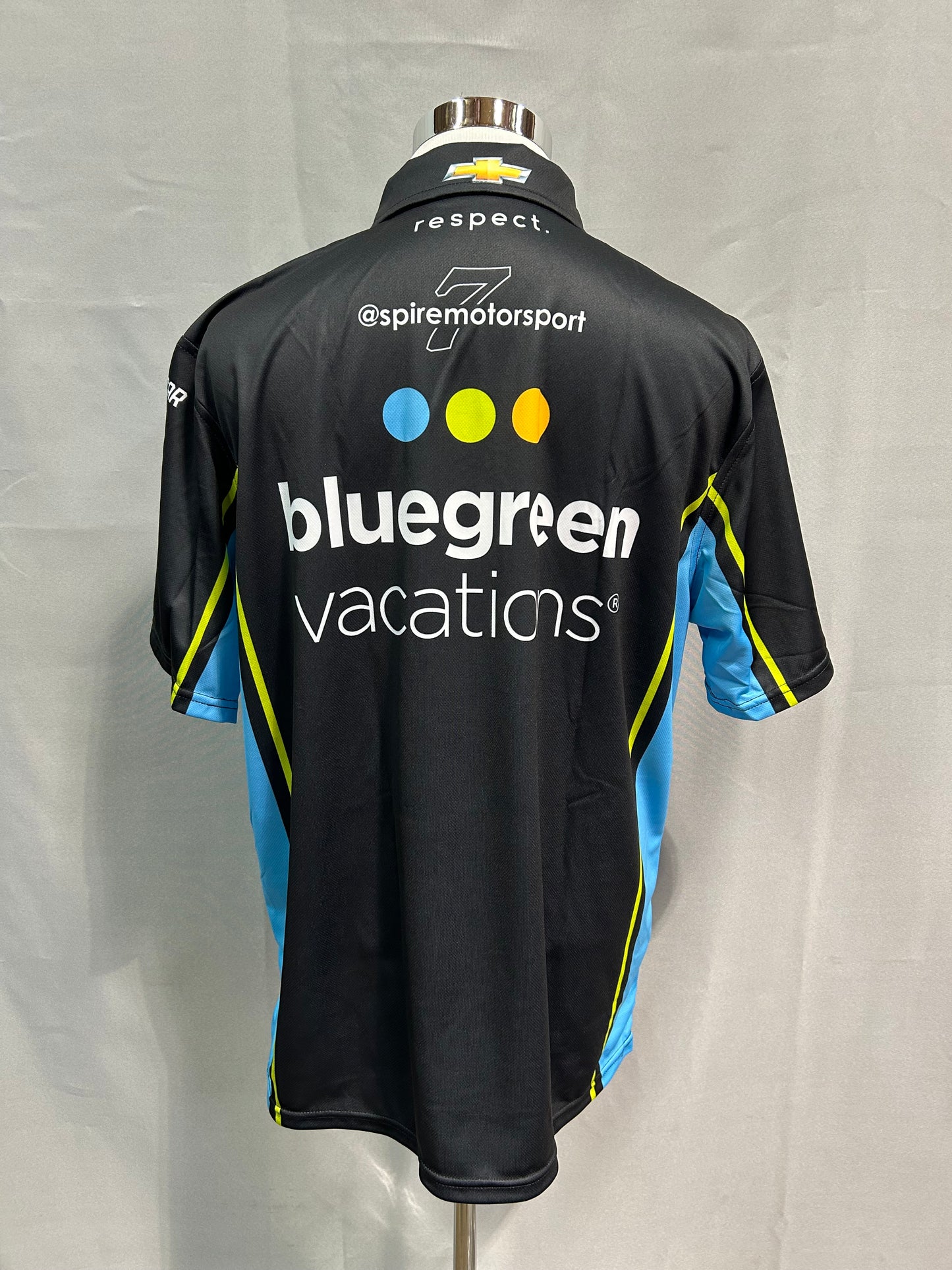 Corey Lajoie #7 2024 Bluegreen Vacations Nascar Crew Shirt Size XL