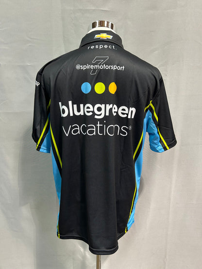 Corey Lajoie #7 2024 Bluegreen Vacations Nascar Crew Shirt Size XL