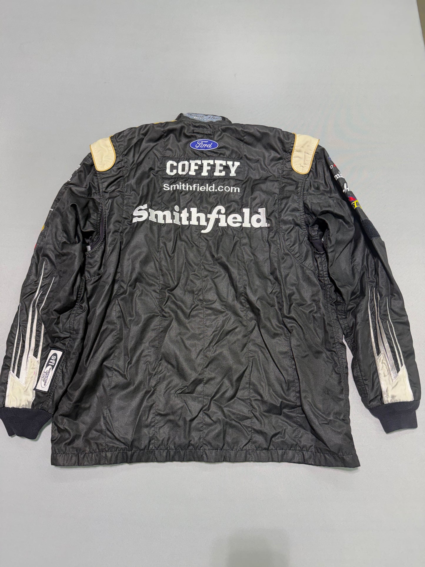 Aric Almirola #10 2020 Smithfield Nascar 2 Piece Crew Firesuit C-48 W-36 L-34