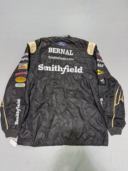 Aric Almirola #10 Smithfield Nascar 2 Piece Crew Firesuit C-44 W-34 L-30