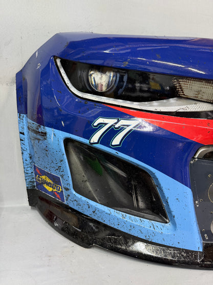 Carson Hocevar #77 2025 New Hampshire Delaware Life Nascar Front Nose