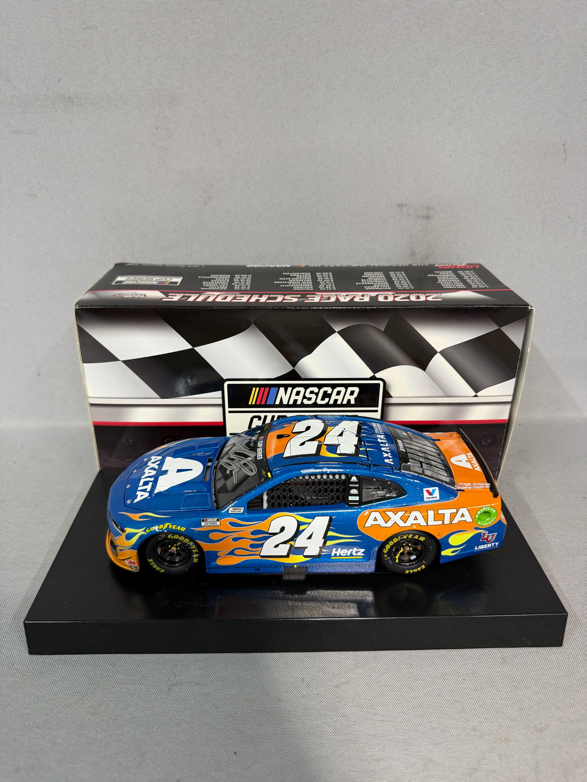 William Byron #24 2020 Daytona Duel #2 Win Axalta Nascar Autographed Diecast