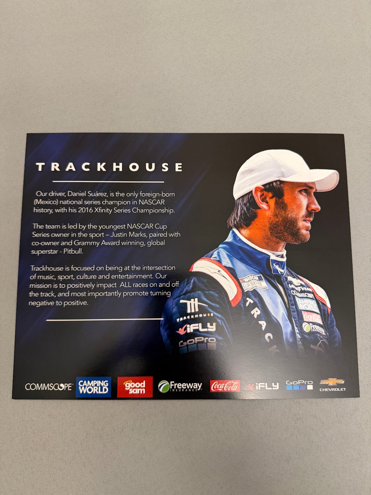 Daniel Suarez #99 2021 Trackhouse Racing Nascar Hero Card