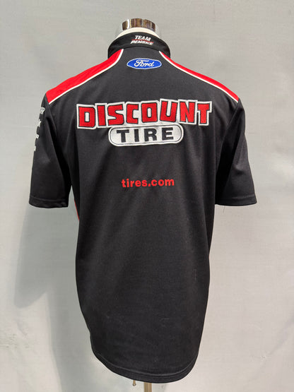 Ryan Blaney #22 Discount Tire Nascar Crew Shirt Size Large Tall