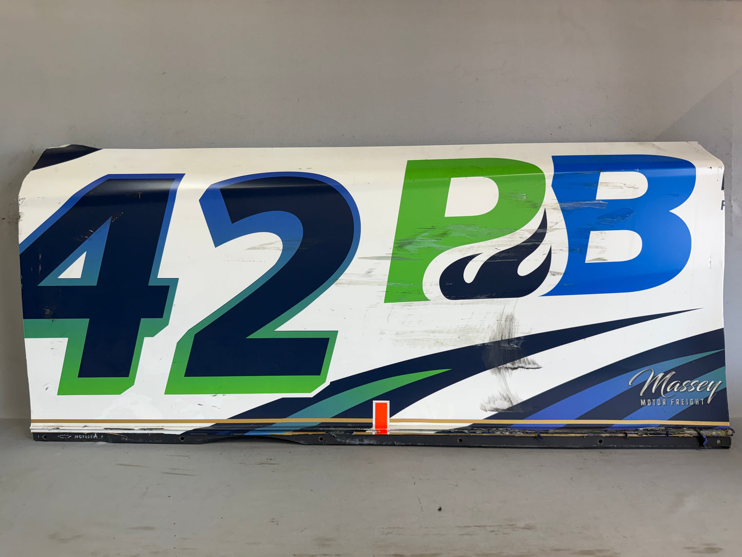 John Hunter Nemechek #42 2026 Sonoma Pye Barker Nascar Door Panel