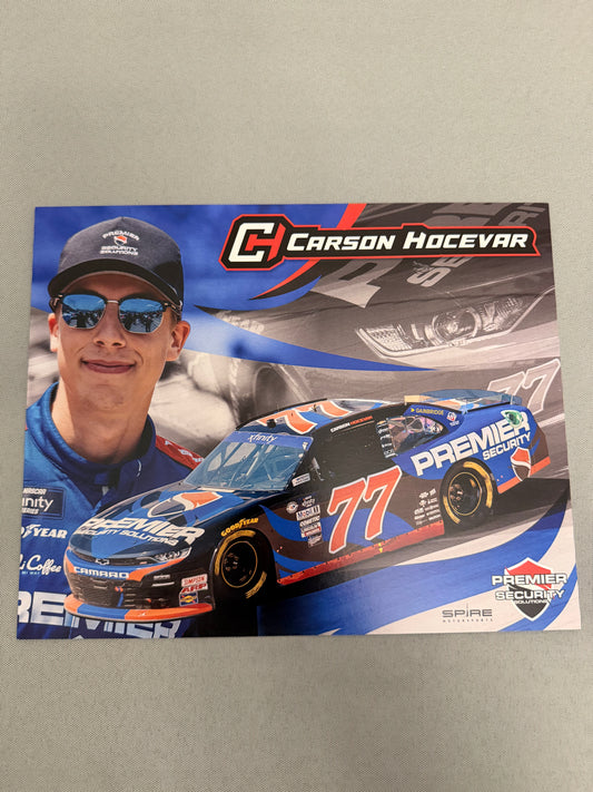 Carson Hocevar #77 2023 Premier Security Nascar Hero Card