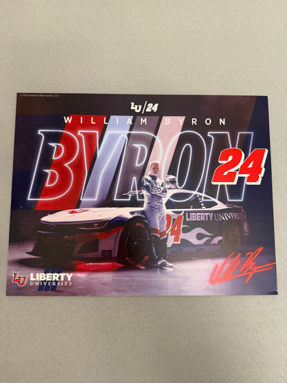 William Byron #24 2023 Liberty University Nascar Hero Card