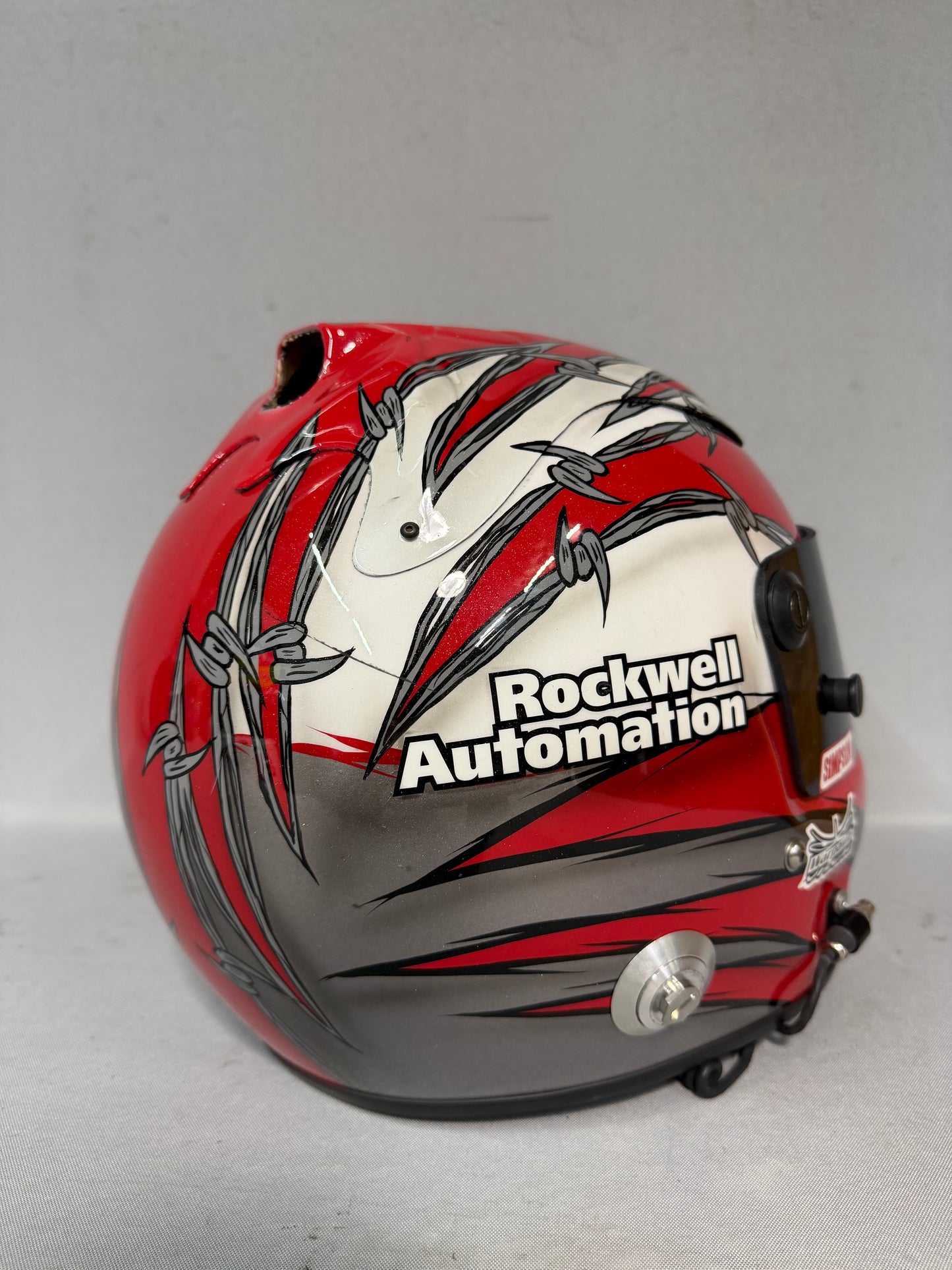 Aric Almirola #18 2007 Rockwell Automation Nascar Driver Helmet