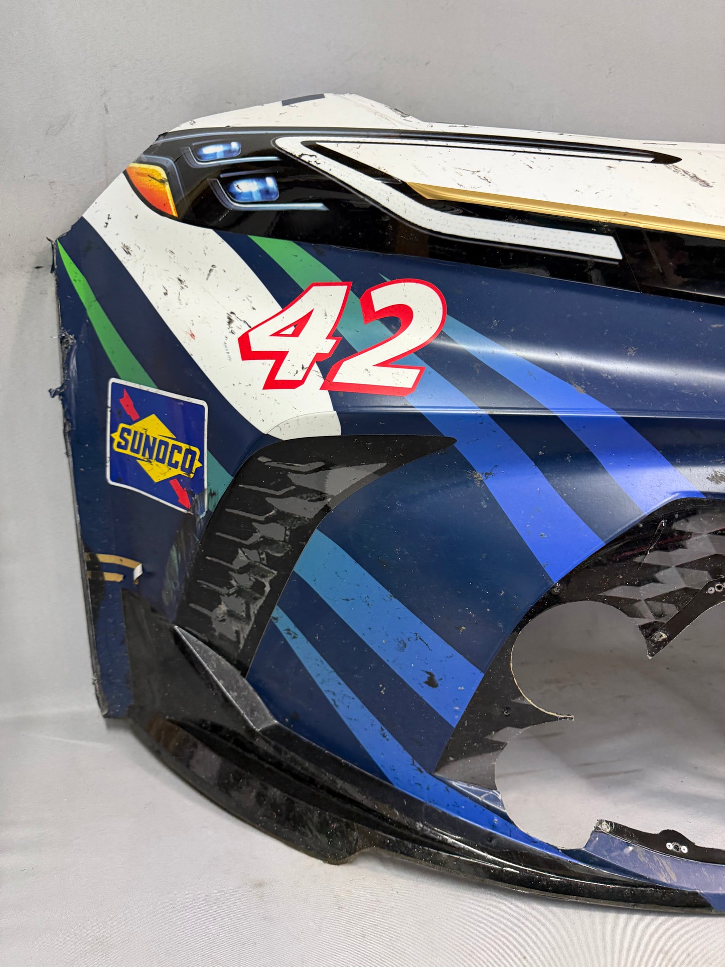 John Hunter Nemechek #42 2026 Watkins Glen Pye Barker Nascar Front Nose