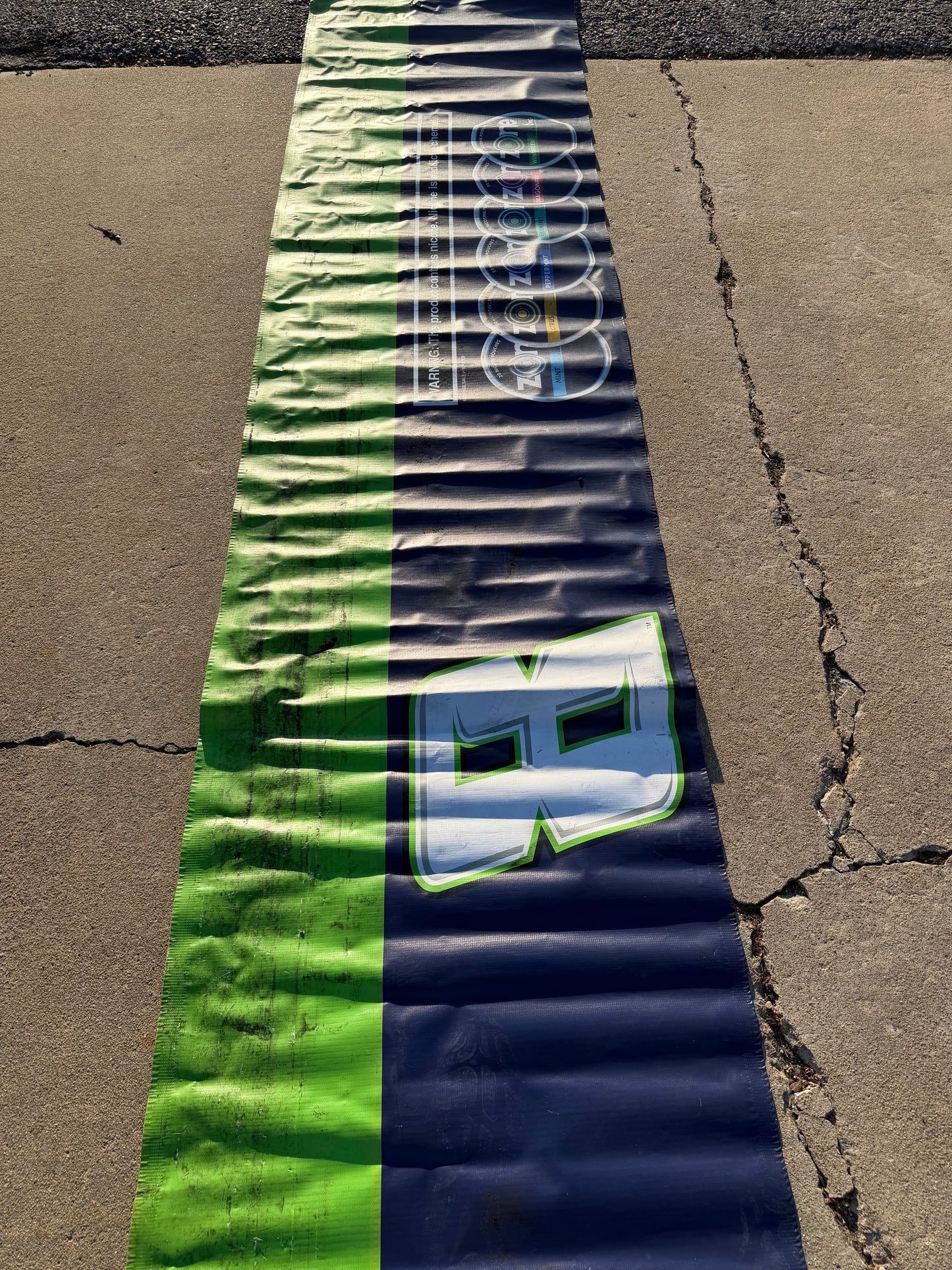 Kyle Busch #8 2025 Zone Nascar Pit Wall Banner