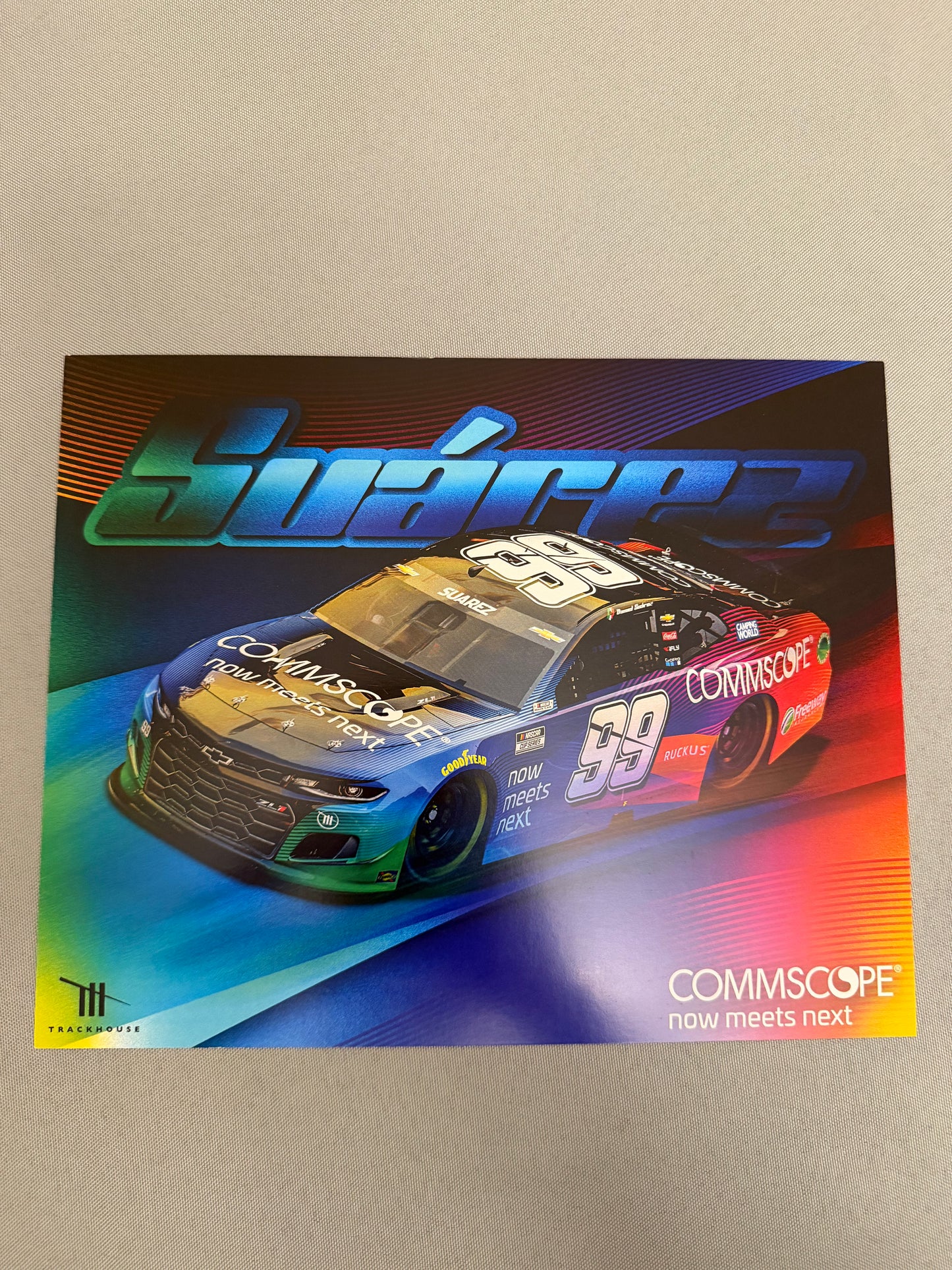Daniel Suarez #99 2021 Commscope Nascar Hero Card