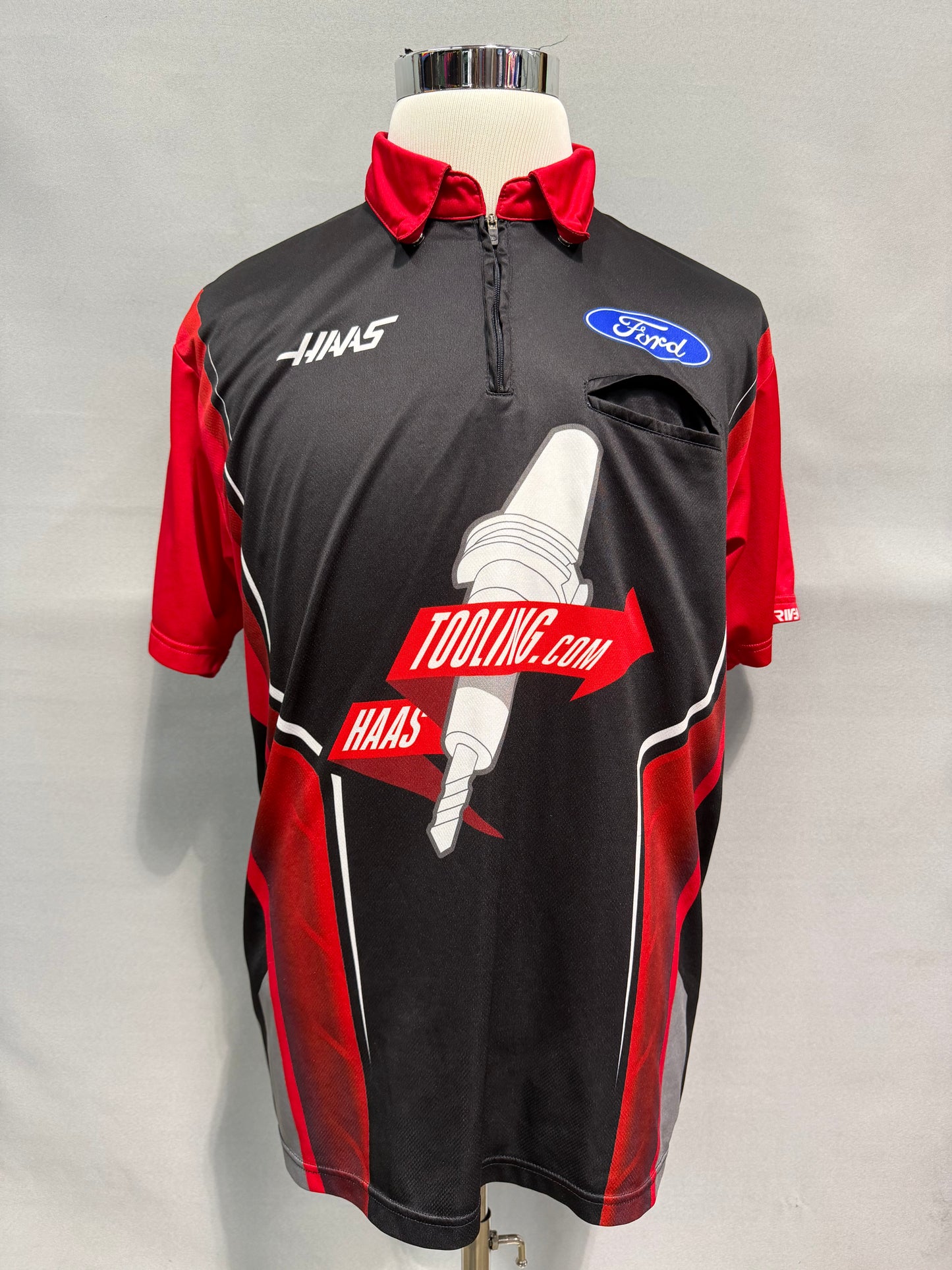 Cole Custer #41 2025 Haas Tooling Nascar Crew Shirt Size XL