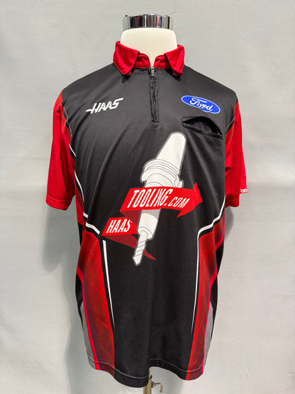 Cole Custer #41 2025 Haas Tooling Nascar Crew Shirt Size XL