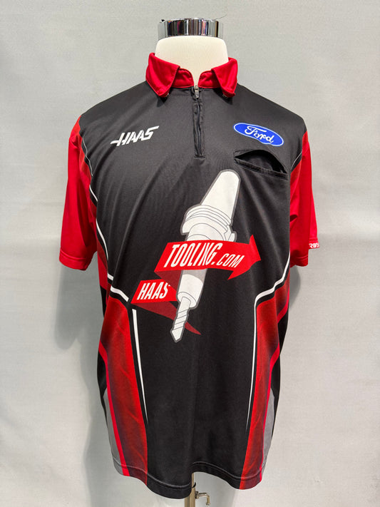 Cole Custer #41 2025 Haas Tooling Nascar Crew Shirt Size XL
