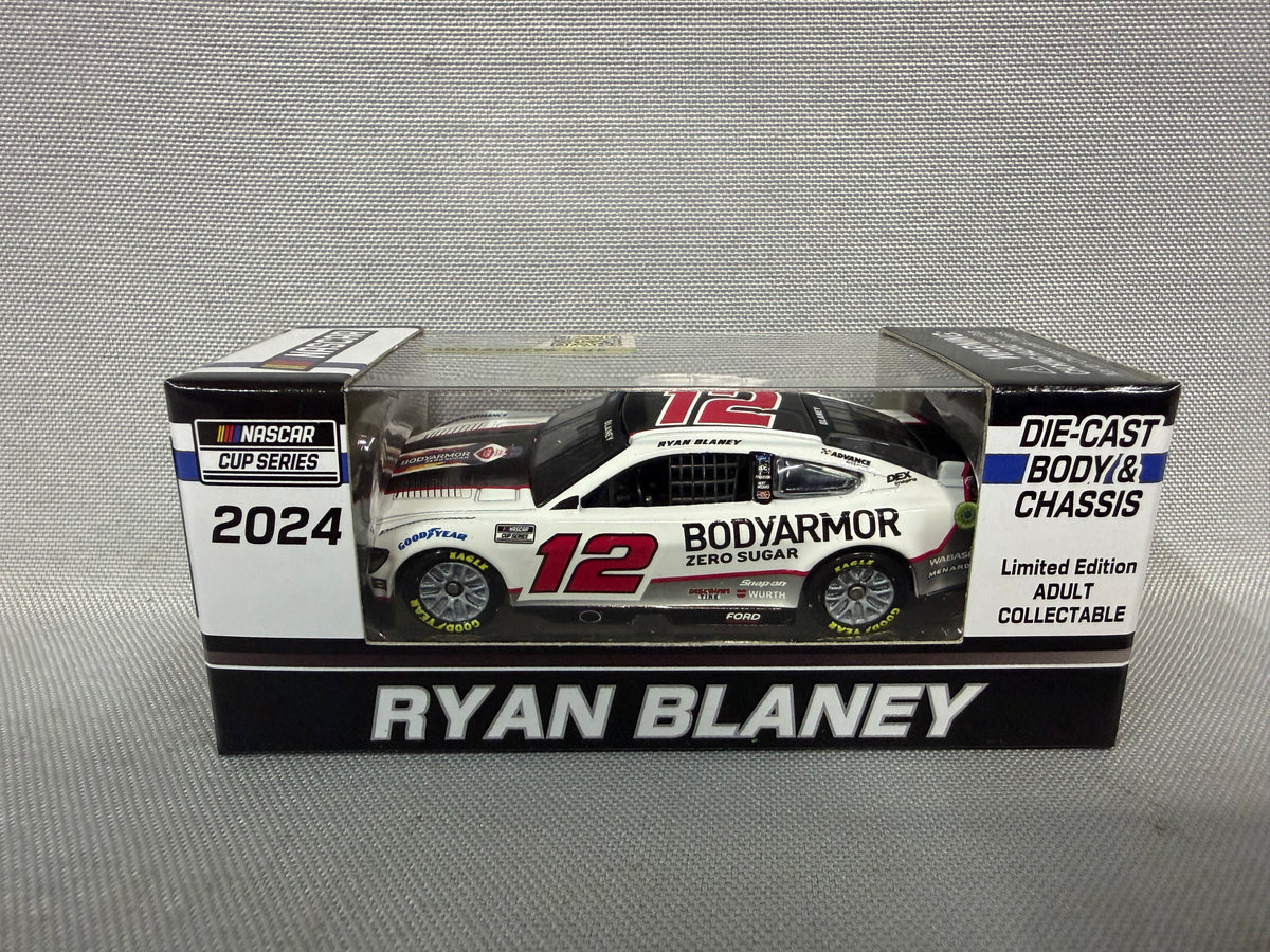 Ryan Blaney 2024 Body Armor Zero Sugar Nascar 1/64 Diecast Chassis Diecast