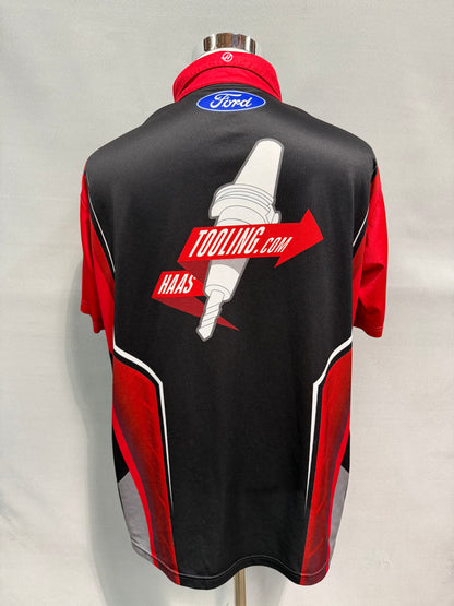 Cole Custer #41 2025 Haas Tooling Nascar Crew Shirt Size XL