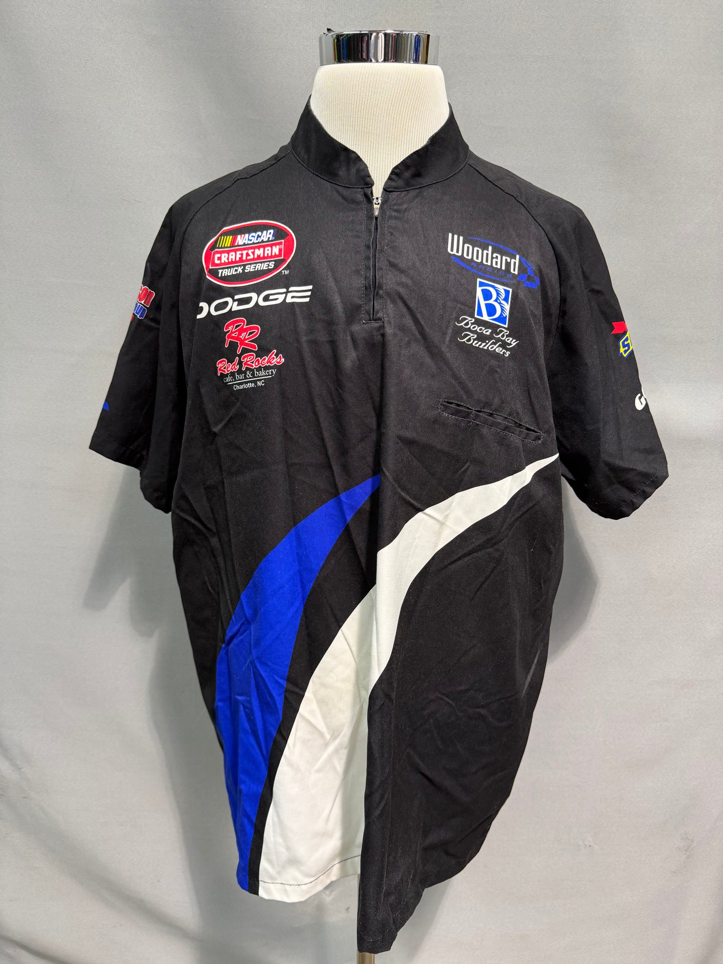 Woodard Racing Truck Series Dodge Nascar Crew Shirt Size XL