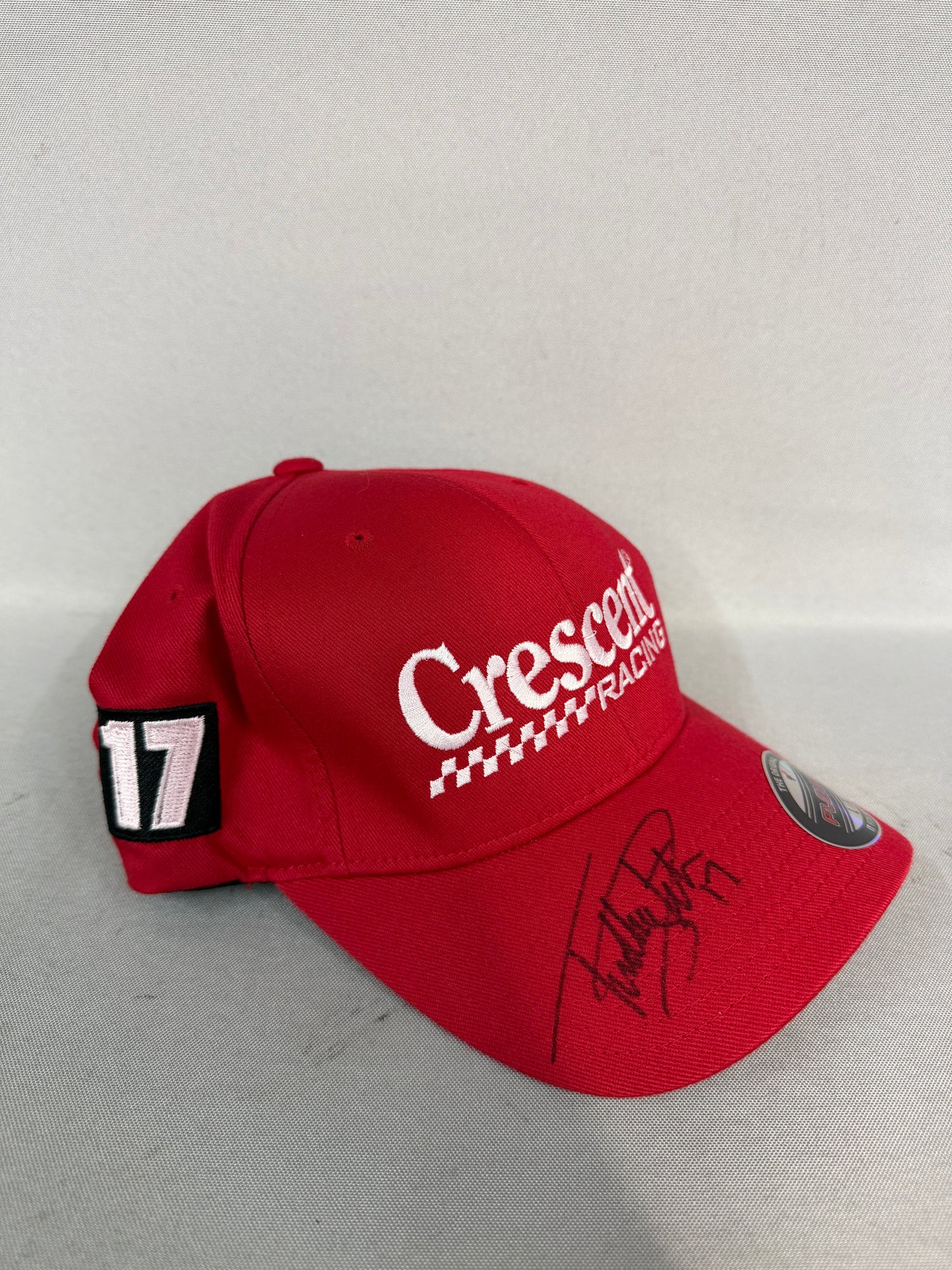 Timothy Peters #17 2010 Daytona Cresent Racing Nascar Autographed Victory Lane Hat Size L/XL