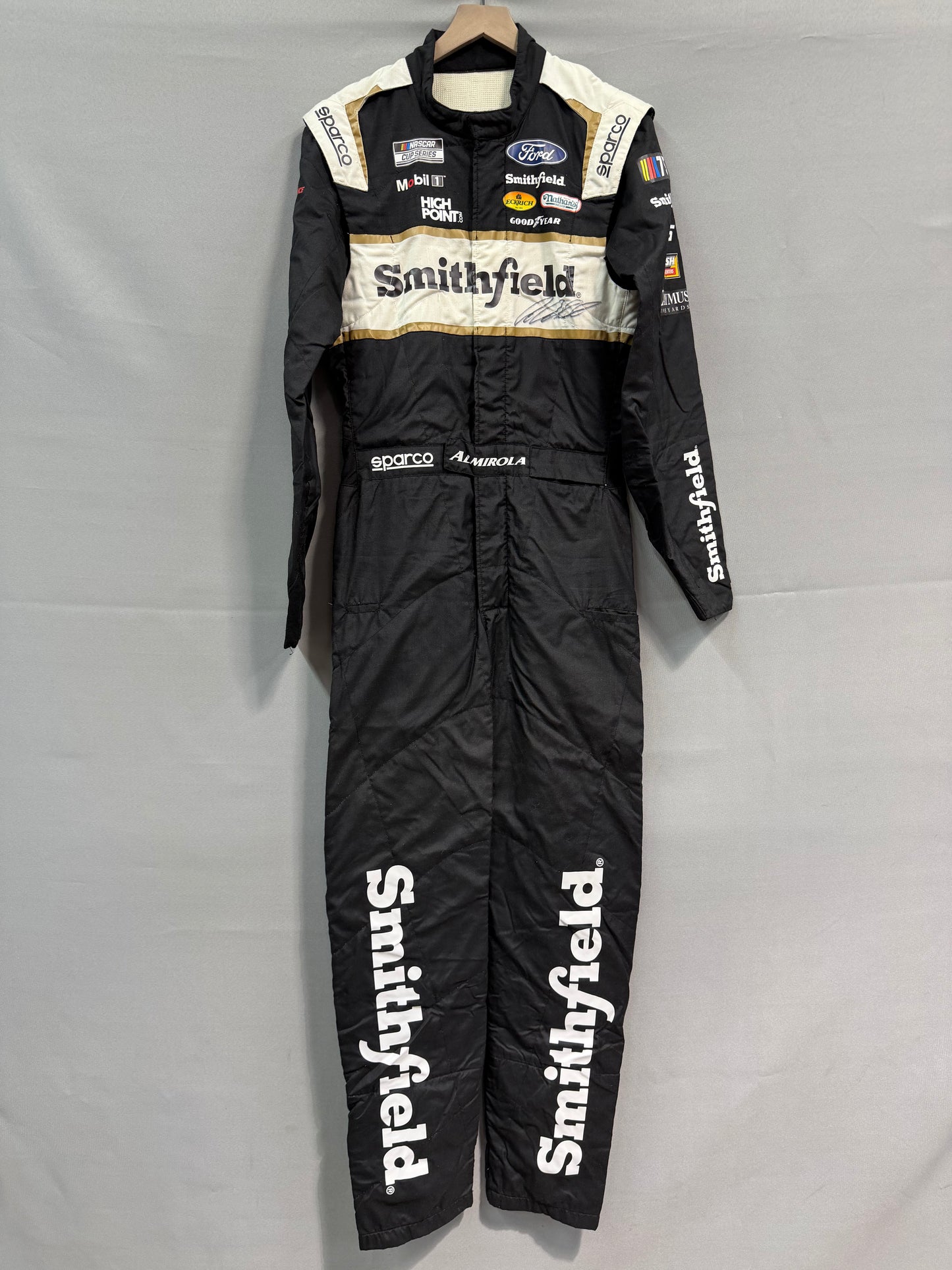 Aric Almirola #10 2023 Smithfield Nascar Autographed Driver Firesuit