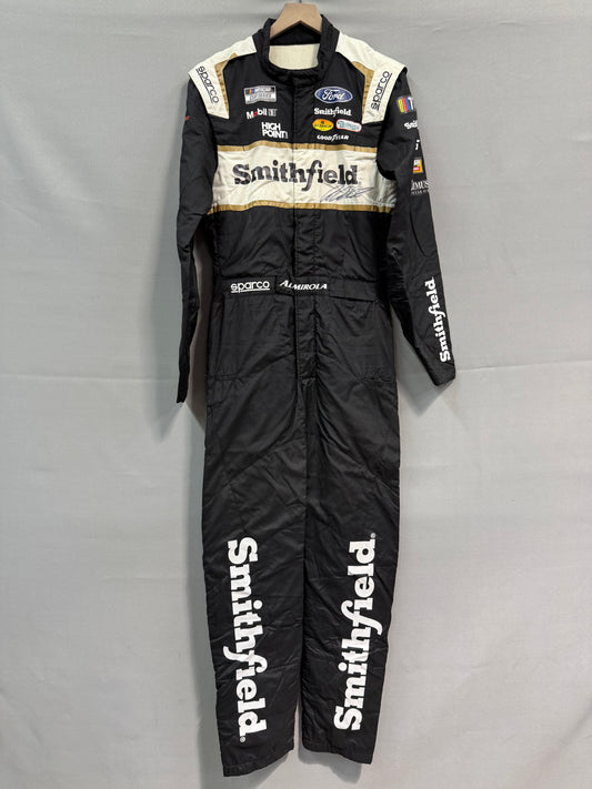 Aric Almirola #10 2023 Smithfield Nascar Autographed Driver Firesuit
