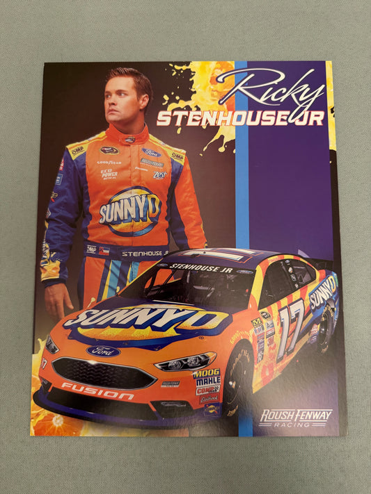 Ricky Stenhouse Jr #17 Sunny D Nascar Hero Card