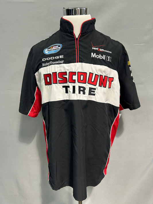 Brad Keselowski Discount Tire Nascar Crew Shirt Size XL