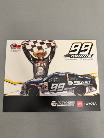 Cole Moore #99 2021 Napa Power Nascar Hero Card