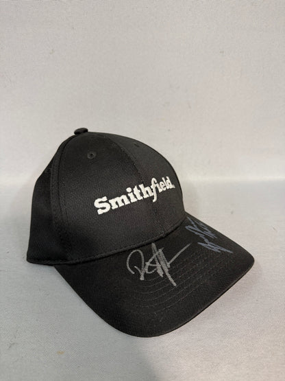Aric Almirola #10 Autographed Smithfield Nascar Team Issued Hat