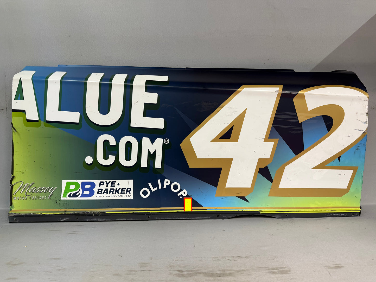 John Hunter Nemechek #42 2026 San Diego Drive Value Nascar Door Panel
