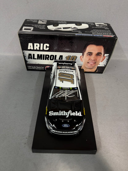 Aric Almirola #10 2019 Smithfield Nascar Autographed Diecast