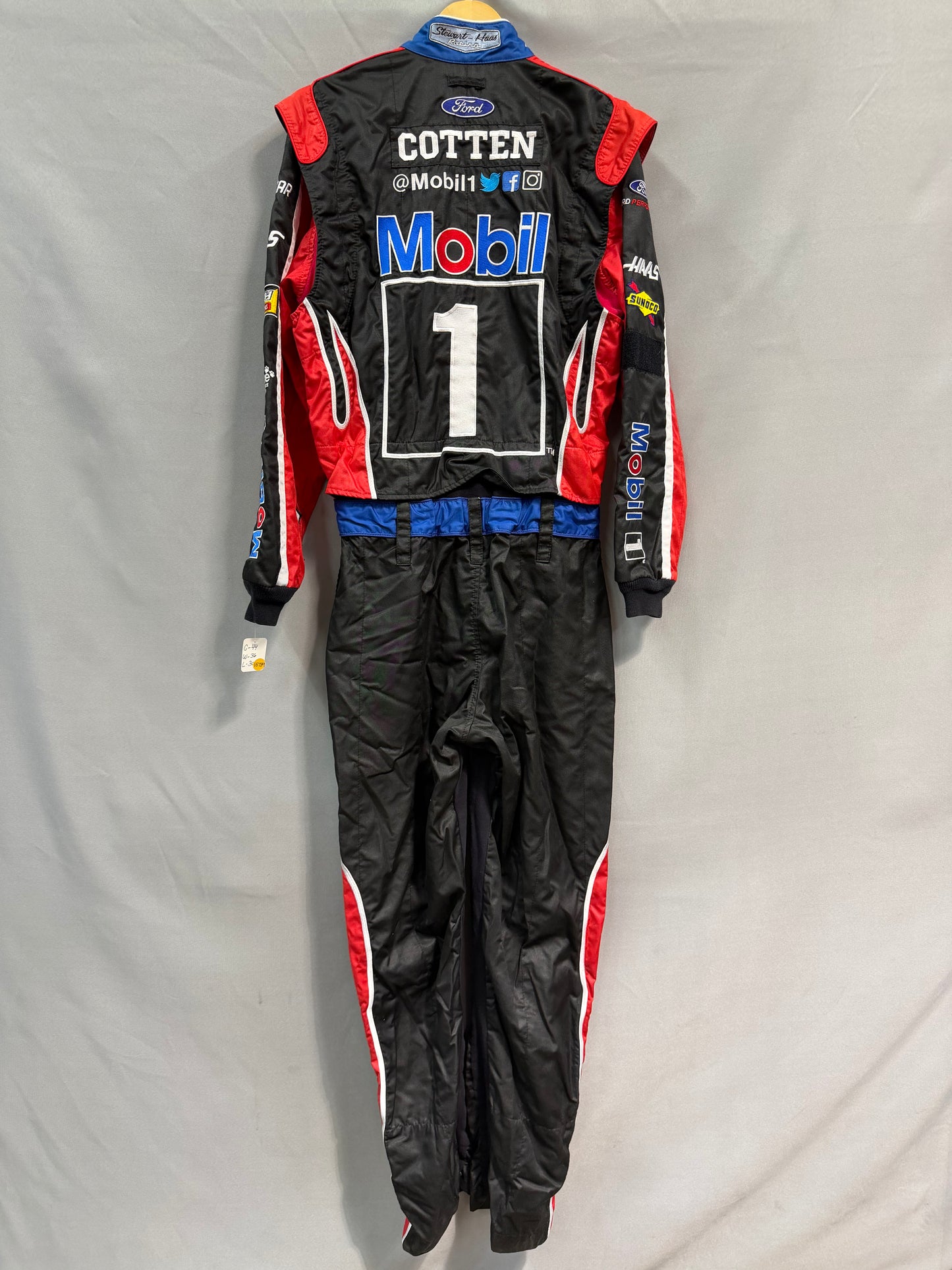 Clint Bowyer #14 Mobil 1 Nascar Crew Firesuit C-44 W-36 L-30