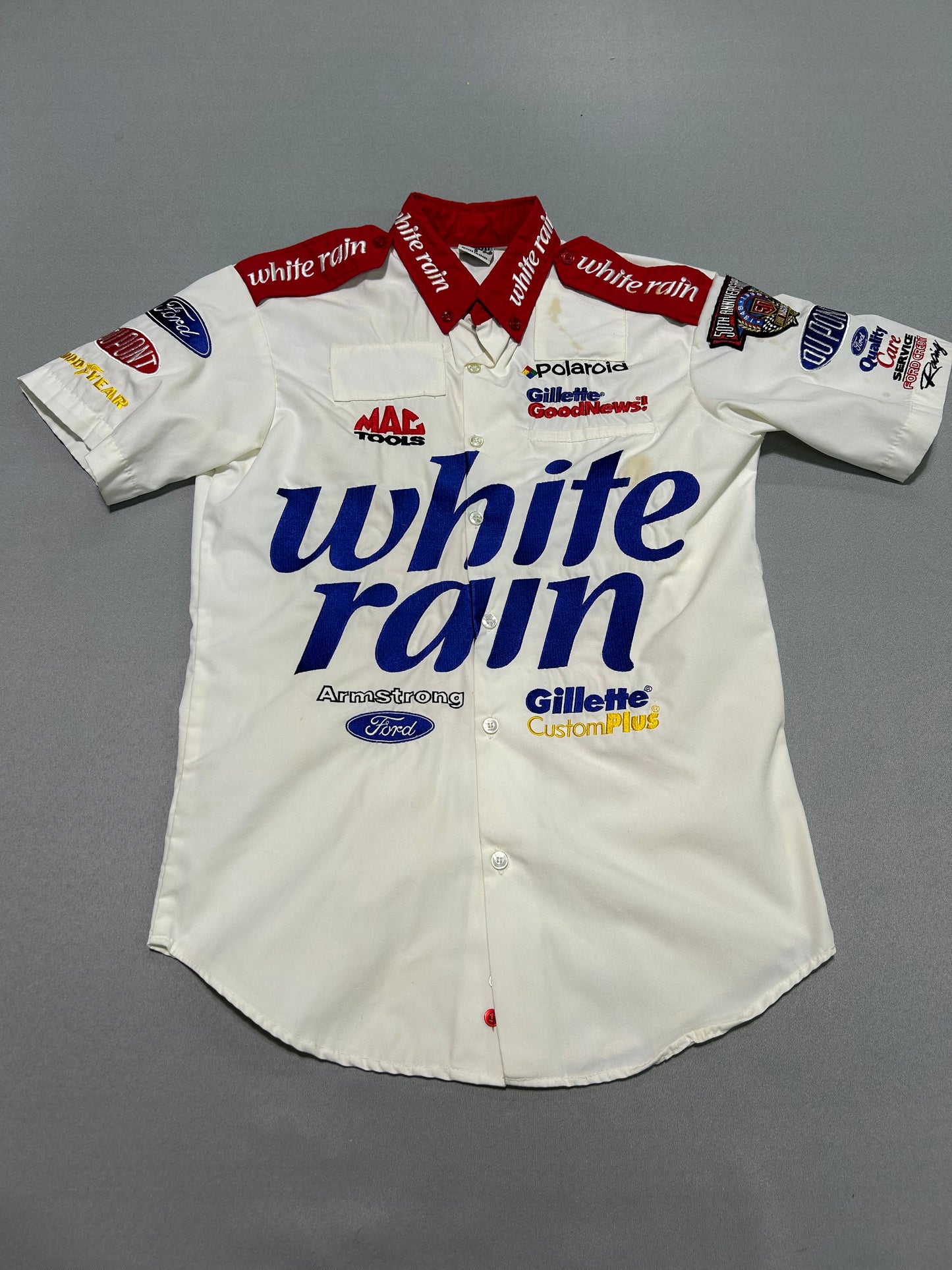 Dale Jarrett #32 1998 White Rain Nascar Crew Shirt and Pants