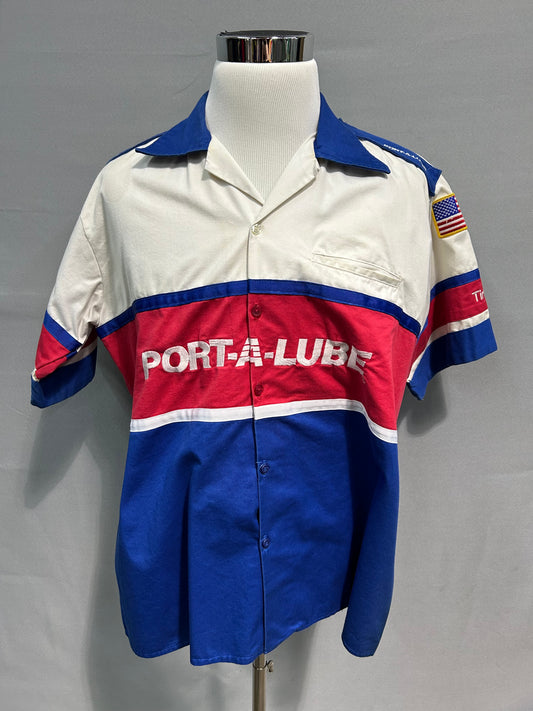 Dale Jarrett #32 Port A Lube Nascar Pit Crew Shirt Size XL