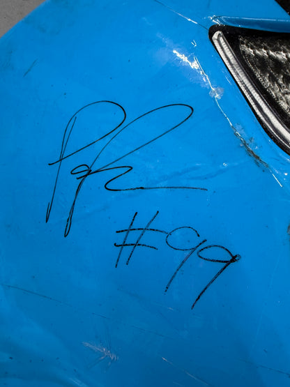 Parker Retzlaff #99 2026 Kansas 1 Gemoro Nascar Autographed Nose Corner
