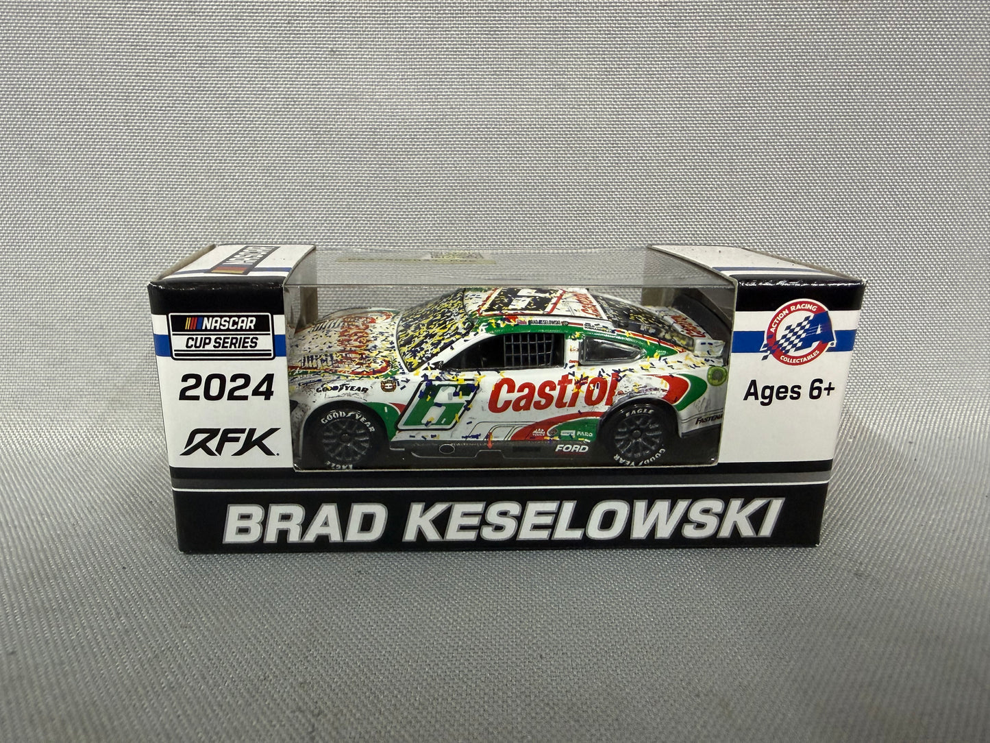 Brad Keselowski #6 2024 Darlington Win Castrol Throwback Nascar 1/64 Diecast