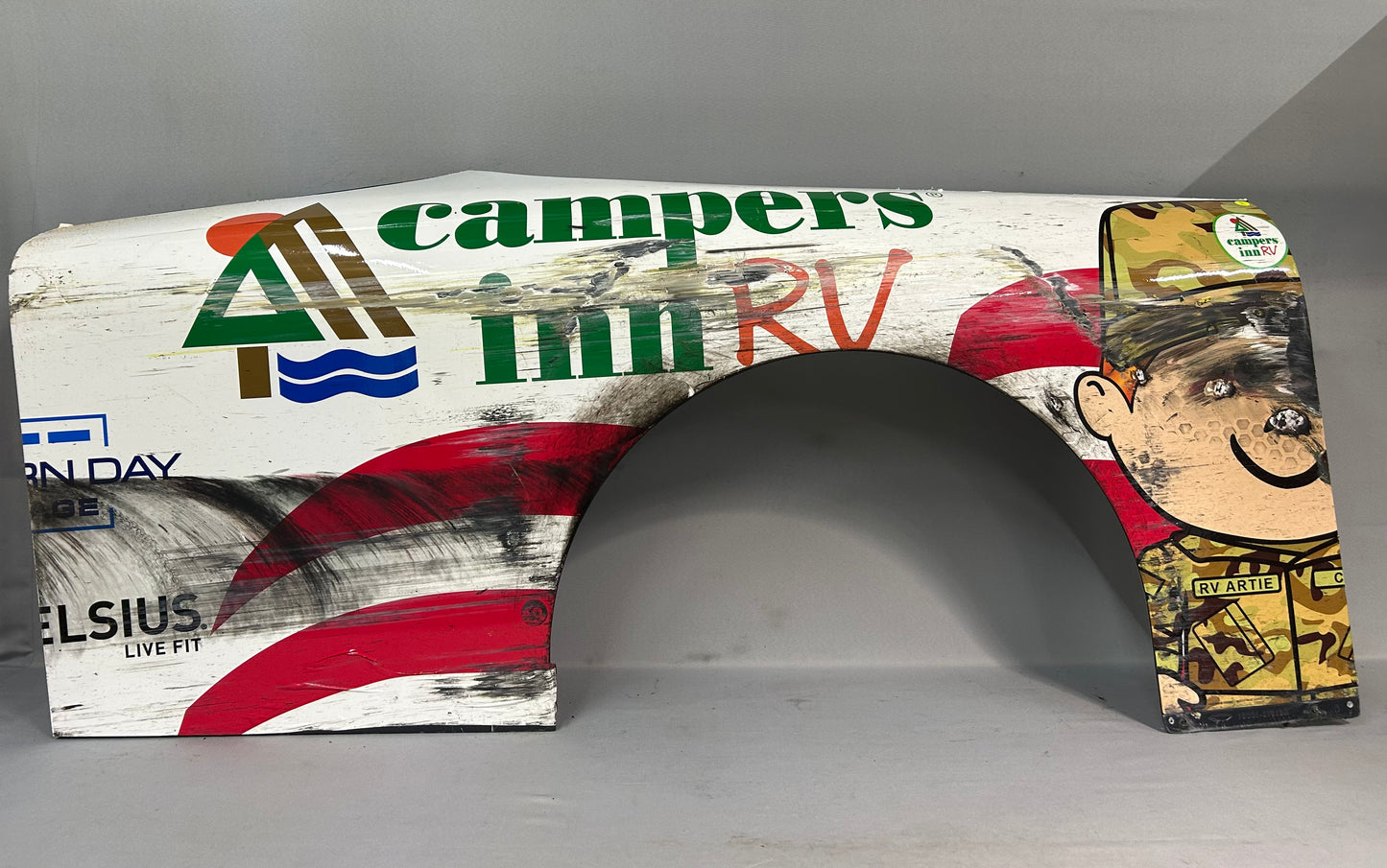 Christian Eckes #16 2025 Charlotte Campers Inn RV Nascar Quarter Panel