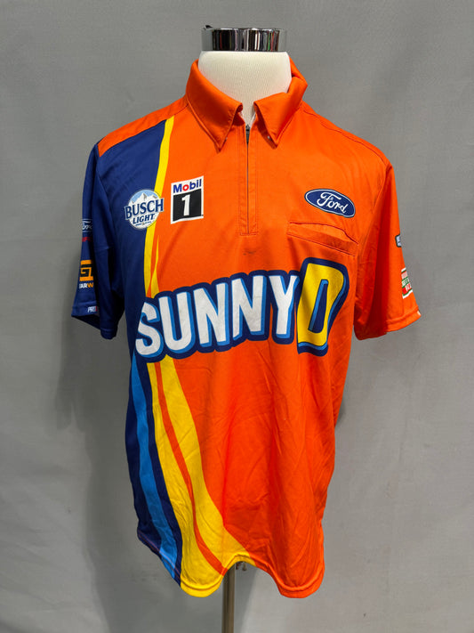 Kevin Harvick #4 2023 Sunny D Nascar Crew Shirt Size Large