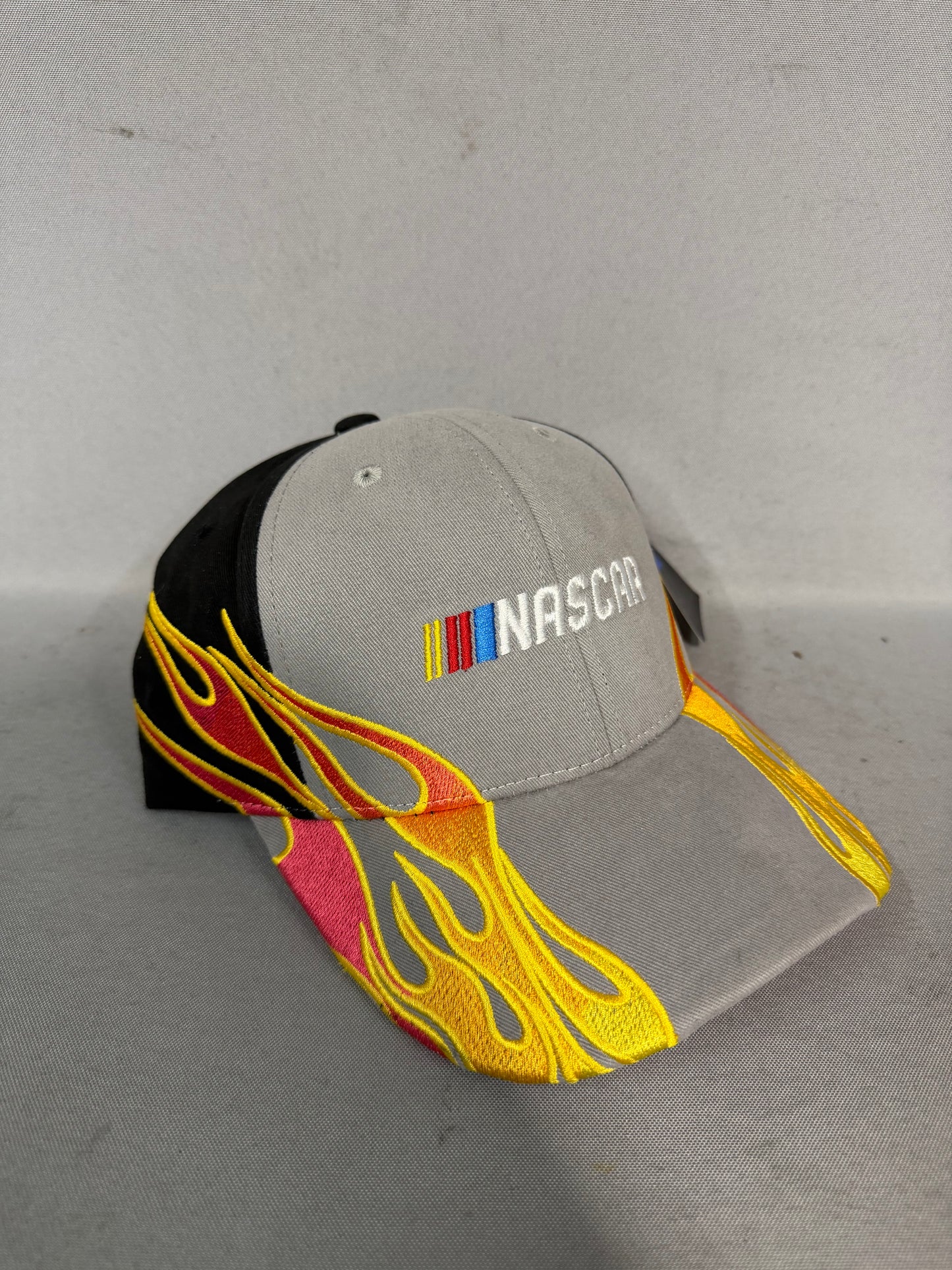 Nascar Logo Flame Adjustable Hat