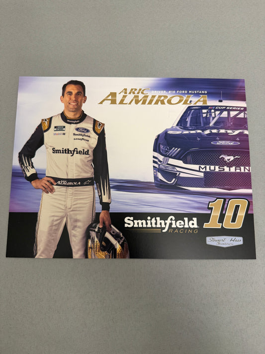 Aric Almirola #10 2020 Smithfield Nascar Hero Card