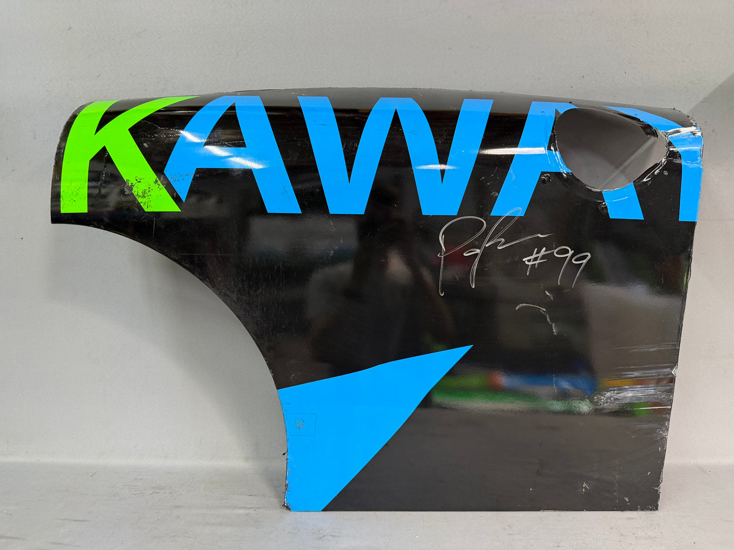 Parker Retzlaff #99 2026 Funkaway Nascar Autographed Partial Quarter Panel