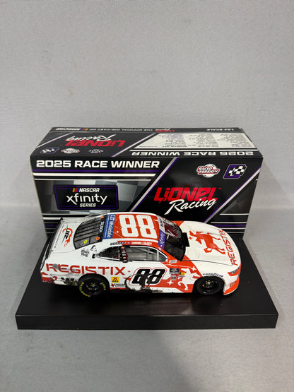 Connor Zilisch #88 2025 Watkins Glen Win Registix Nascar Diecast
