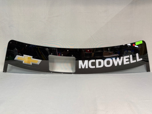 Michael McDowell #71 2025 Texas Nascar Windshield Banner