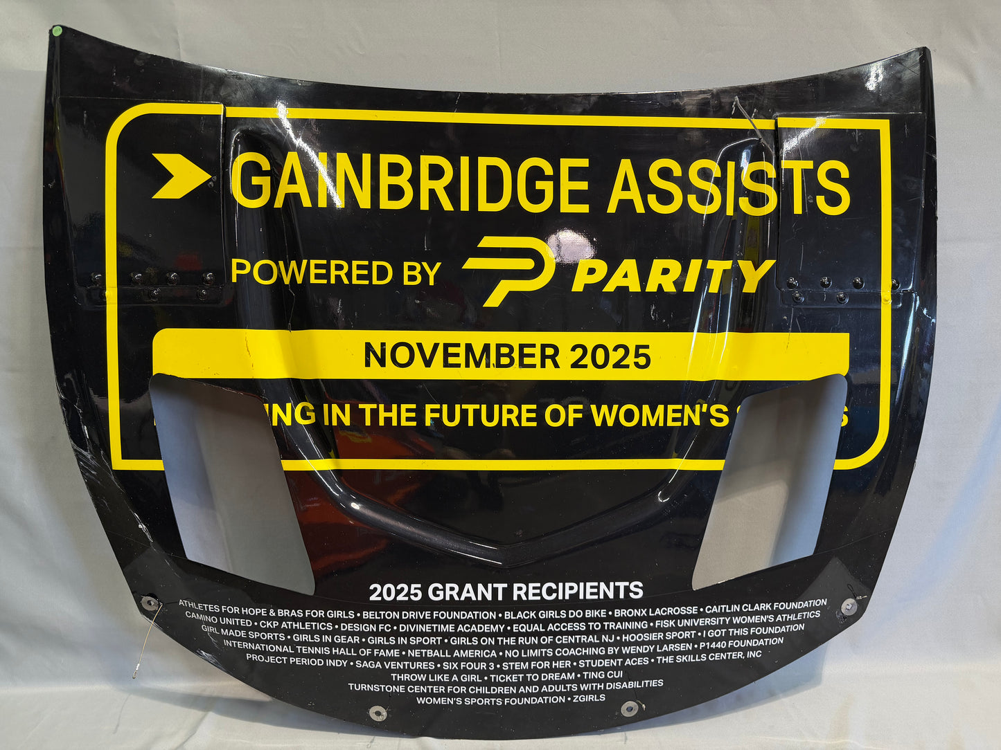 Justin Haley #7 2025 Talladega Gainbridge Assists Nascar Hood