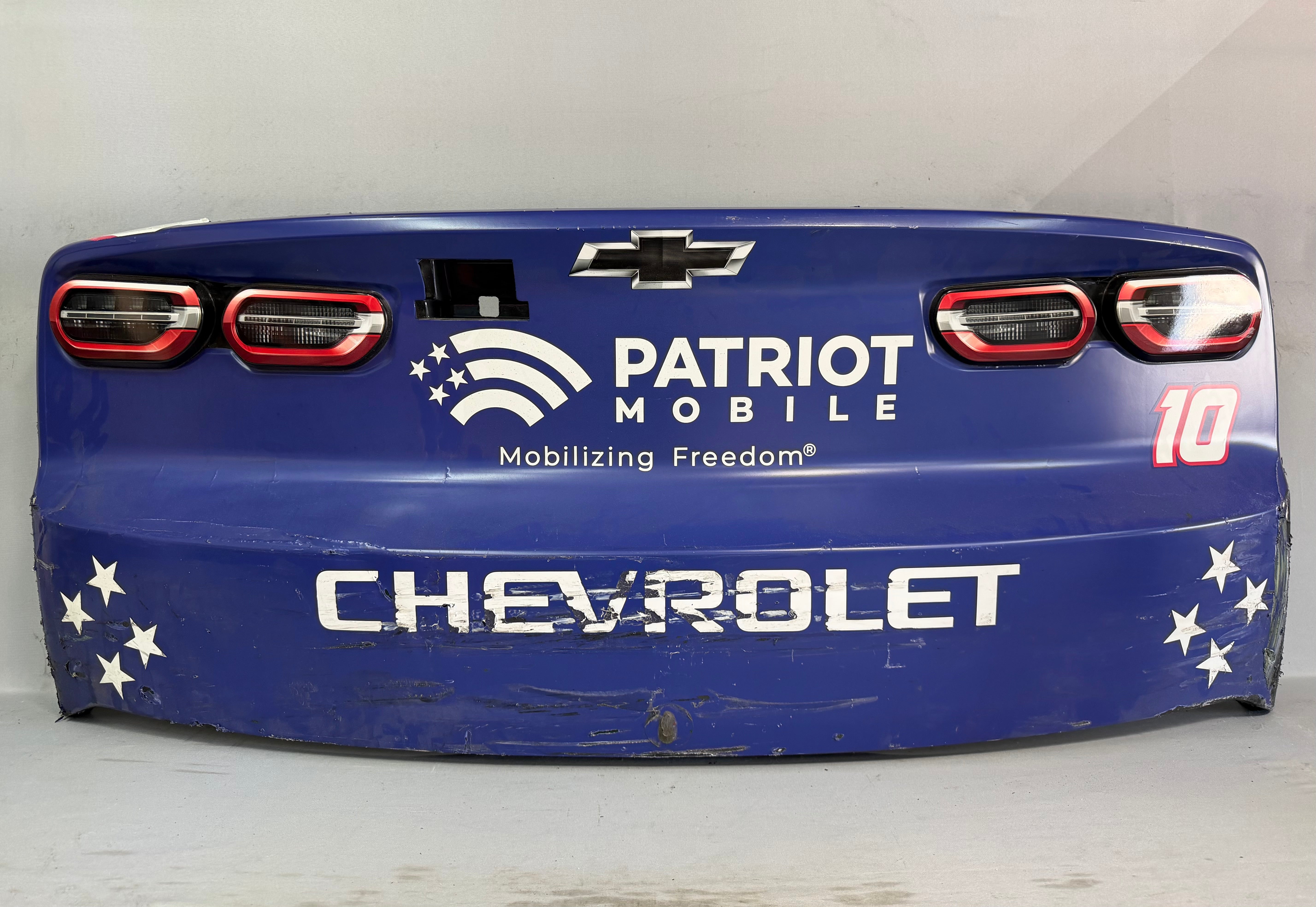 Ty Dillon #10 2026 COTA Patriot Mobile Nascar Rear Bumper – Race Day ...