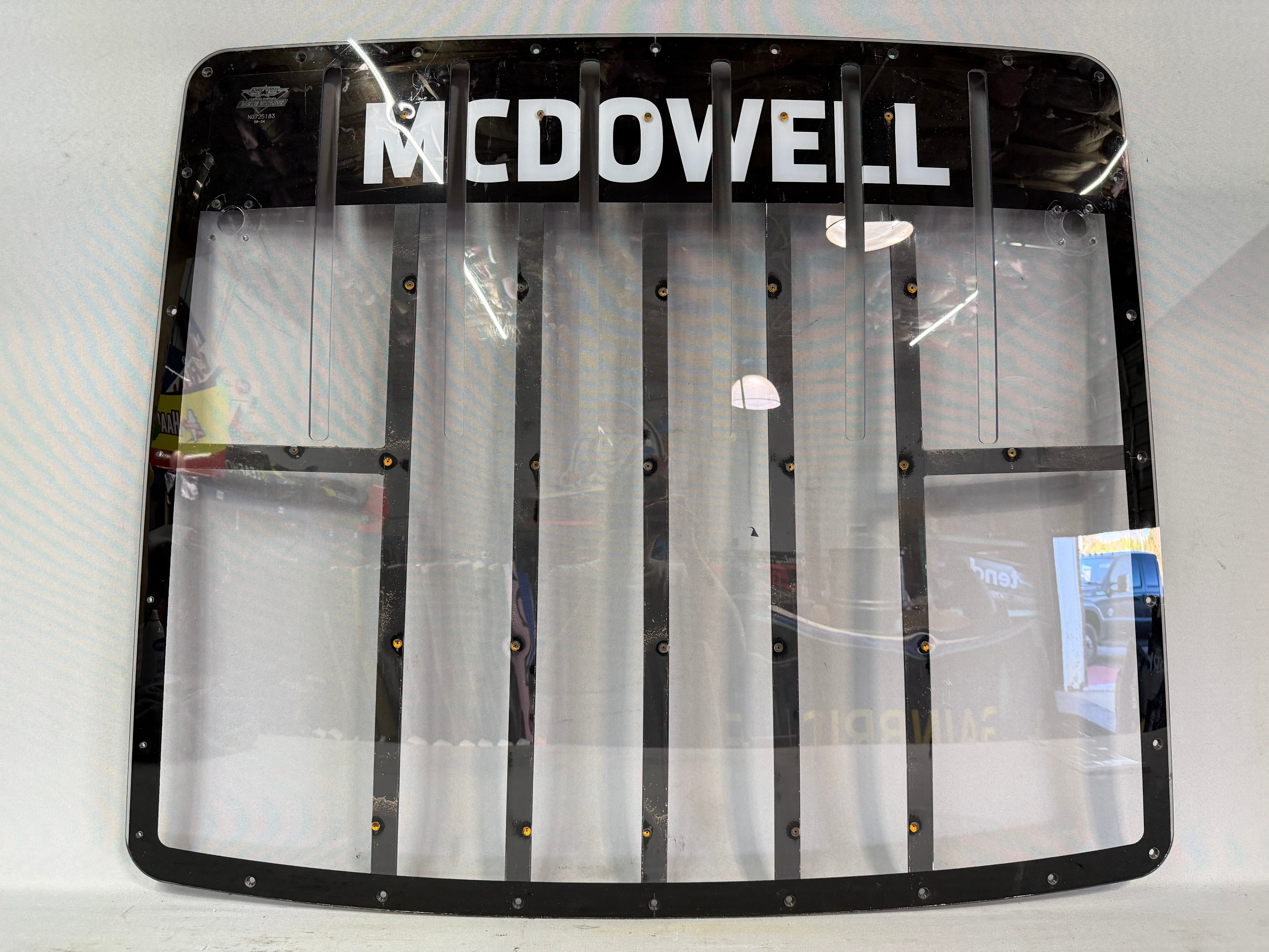Michael McDowell #71 2025 Nascar Rear Windshield – Race Day Authentics