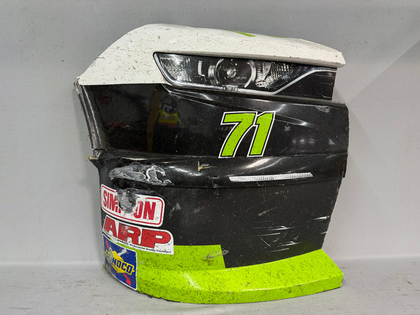 Ryan Ellis #71 2025 Daytona Mike Albert Fleet Solutions Nascar Nose Corner
