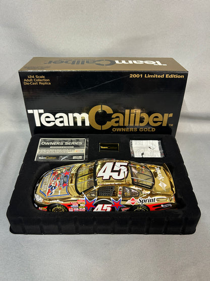 Kyle Petty #45 2001 Sprint Charity Ride Owners Gold Nascar Diecast DIN 1