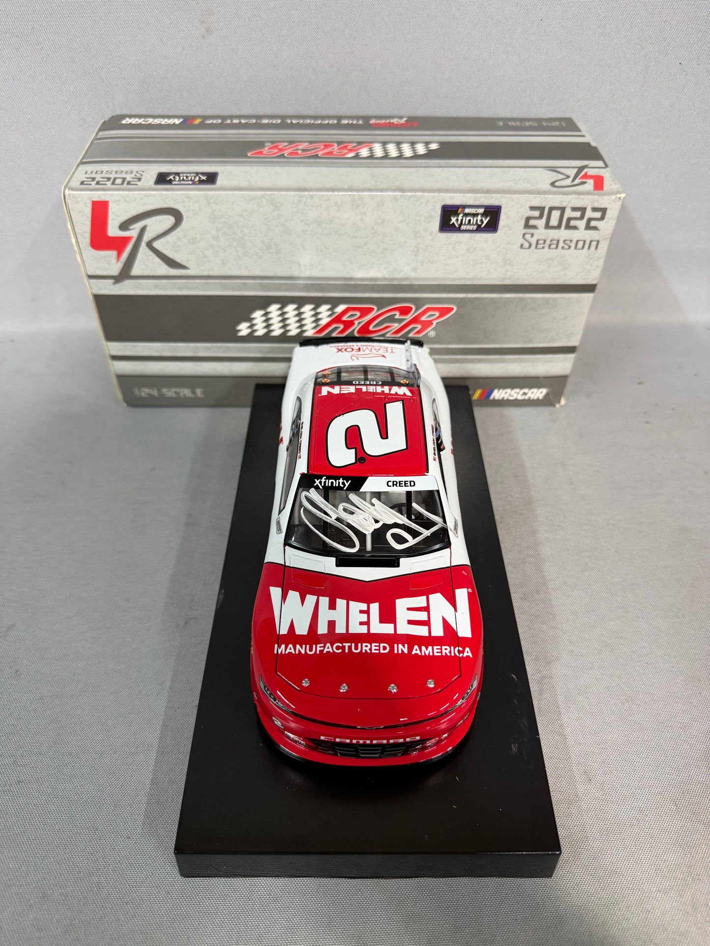 Sheldon Creed #2 2022 Whelen Nascar Autographed Diecast