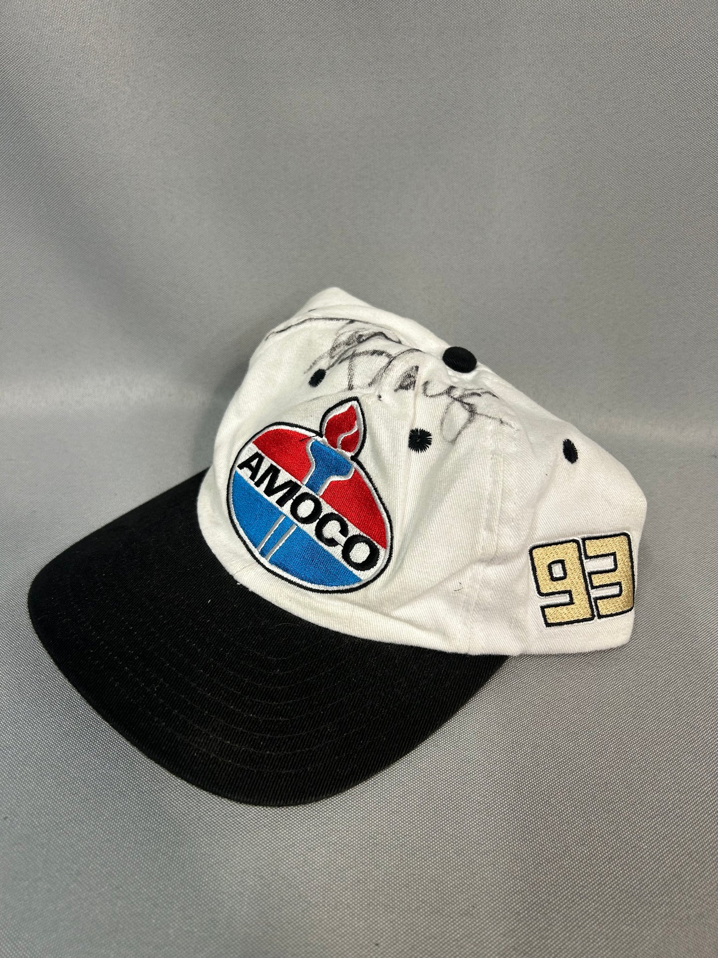 Dave Blaney #93 Amoco Racing Nascar Autographed Hat